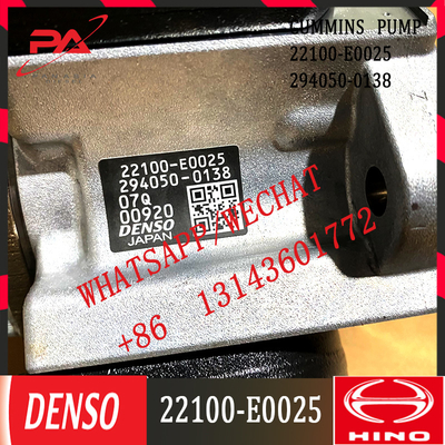 Hino J08E 22100-E0025 22100E0025를 위한 진짜 고압 연료 펌프 294050-0138