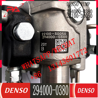 DENSO 고품질 디젤 연료 장치 인젝터 펌프 294000-0380 2940000380 294000-0382 TO-YOTA 1KD-FTV 22100-30050 용
