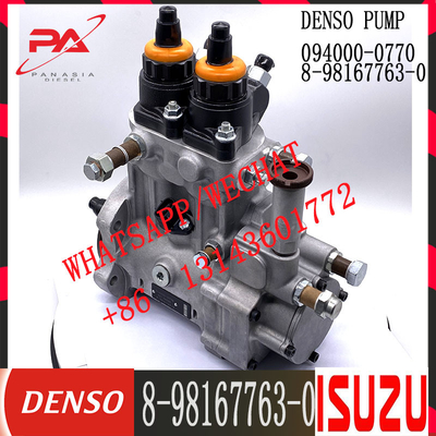 IS-UZU 6WG1 8-98167763-0을 위한 공통 레일 디젤 엔진 주입 연료 펌프 094000-0770