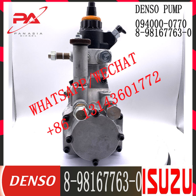 IS-UZU 6WG1 8-98167763-0을 위한 공통 레일 디젤 엔진 주입 연료 펌프 094000-0770