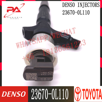 Denso Toyota 2KD FTV 엔진 295050-0810용 디젤 연료 인젝터 23670-0L110