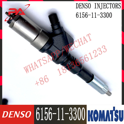Denso Komatsu 굴착기를 위한 6D125 엔진 연료 인젝터 6156-11-3300 095000-1211